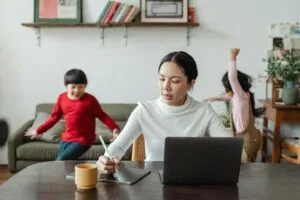 busy mom